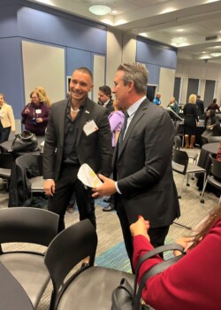 Senator Rene Garcia with Art Foundation's Board Member, Gianfranco Patuzzo of Citrus Health and Family Network Senator Rene Garcia with Art Foundation's Board Member, Gianfranco Patuzzo of Citrus Health and Family Network
